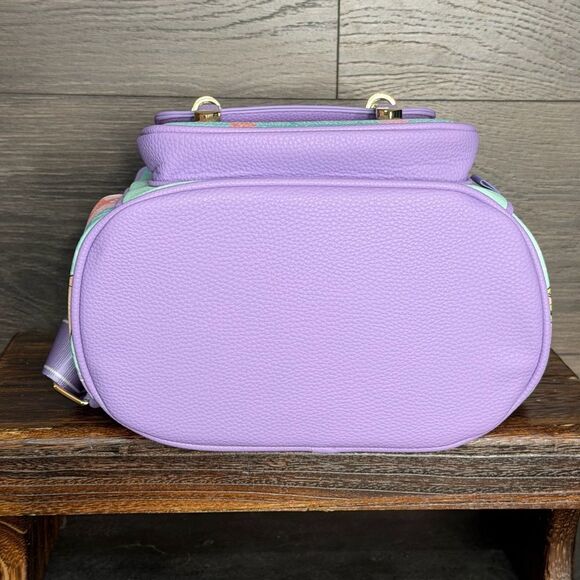 Tinkerbell WondaPop 11" Vegan Leather Fashion Mini Backpack in Purple. NWT! - Picture 11 of 14